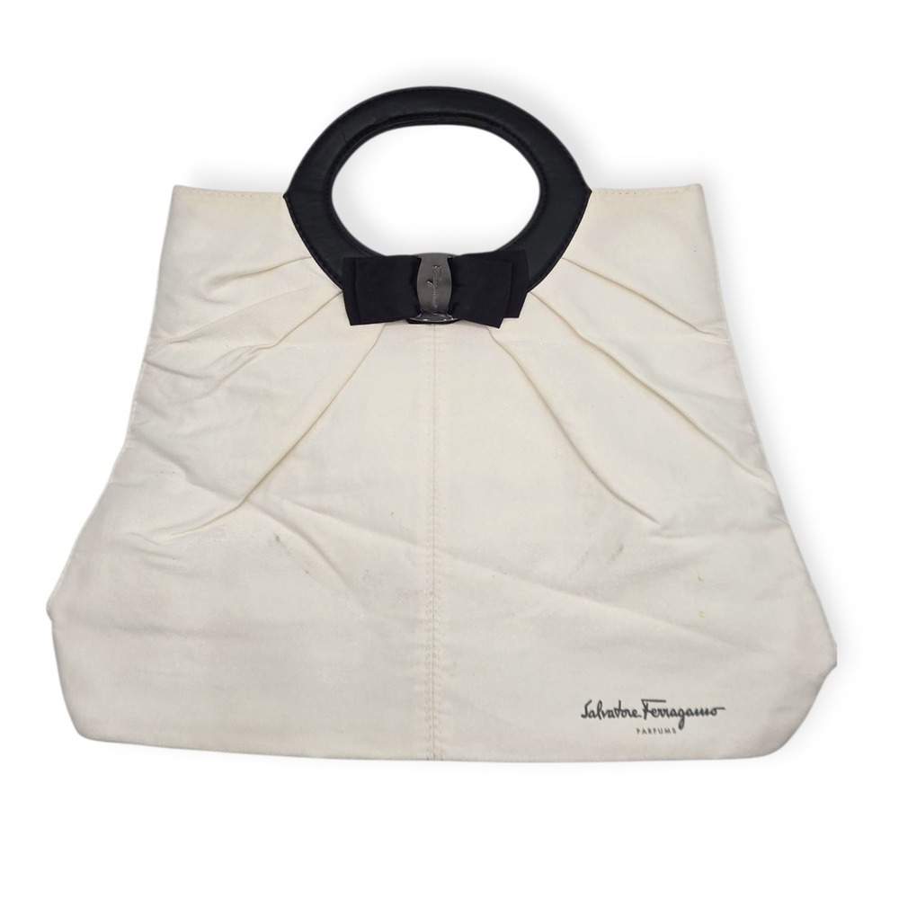Salvatore Ferragamo‎ PARFUMS White Fashion Bloombag